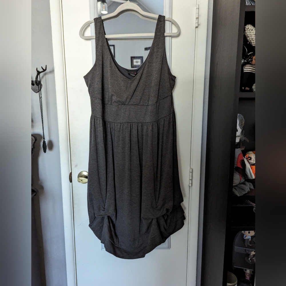 Gray tank dress
